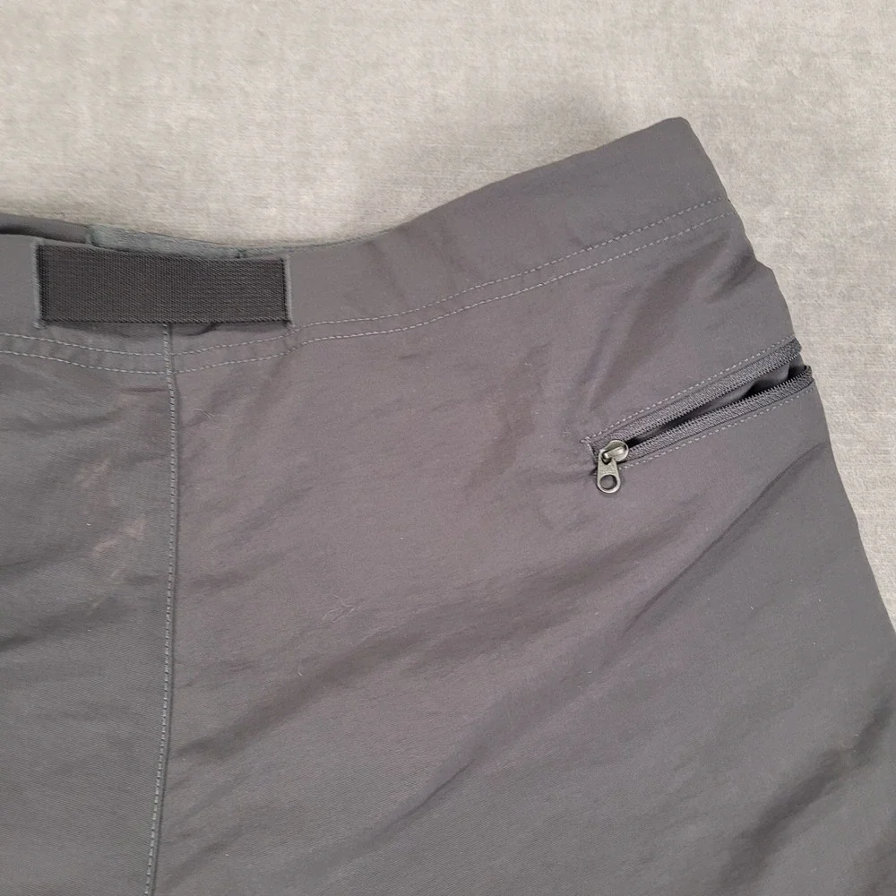 The North Face‎ Hybrid Hiking Shorts Quick Dry Activewear Belted Gray